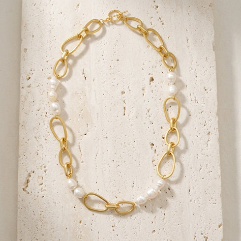 LARTI NECKLACE| שרשרת פנינים