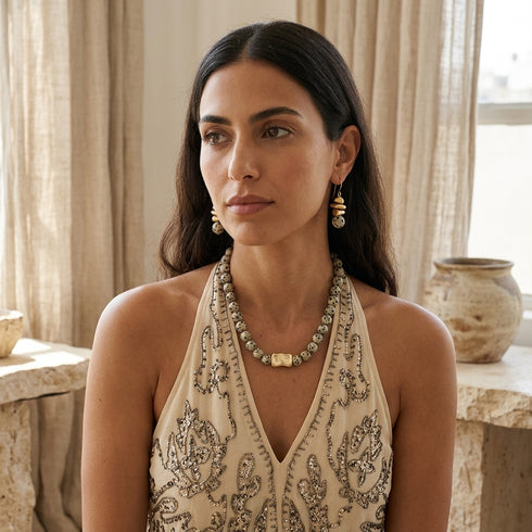 MANI EARRINGS| עגילי אבנים טבעיות