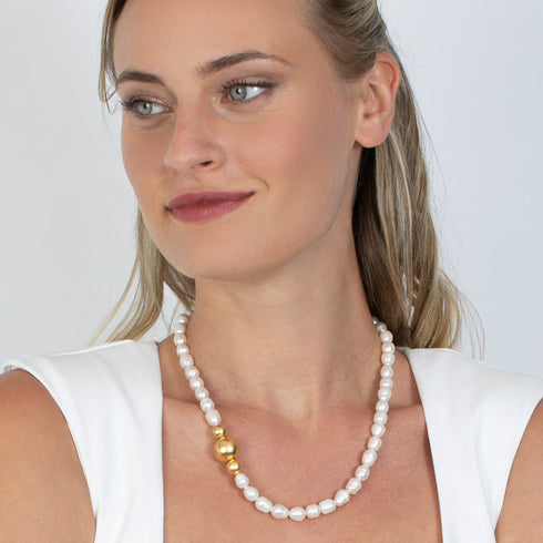 CORAL NECK| שרשרת פנינים